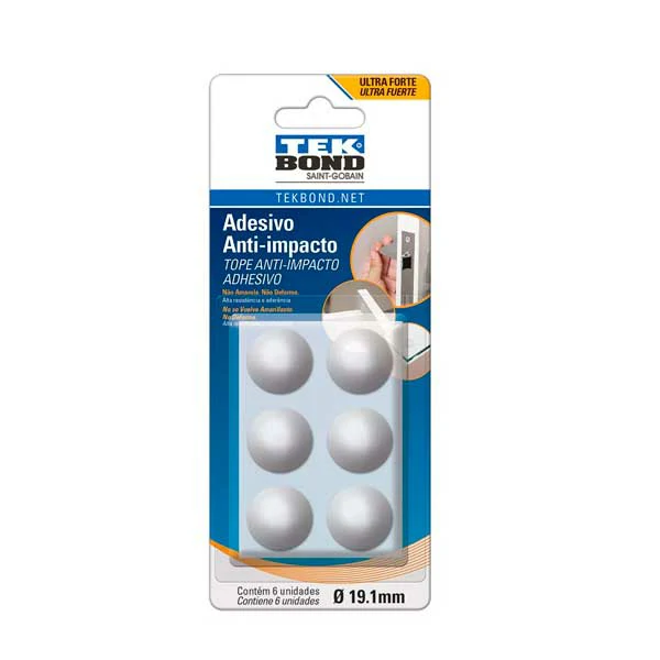 Adesivo Anti Impacto Tek Bond - Cartela com 6
