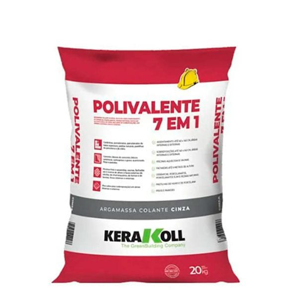 Argamassa Kerakoll Polivalente 7 em 1 Cinza 20kg