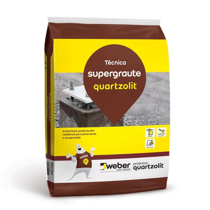 Argamassa Quartzolit Tec Supergraute 25kg