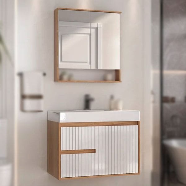 Armário para Banheiro Suspenso Clarice 78cm Fabribam