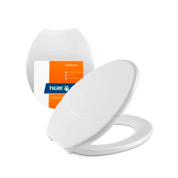 Assento Tigre Oval Max Plena Branco
