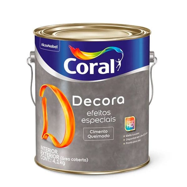Base Coral Decora Efeito Cimento 3L