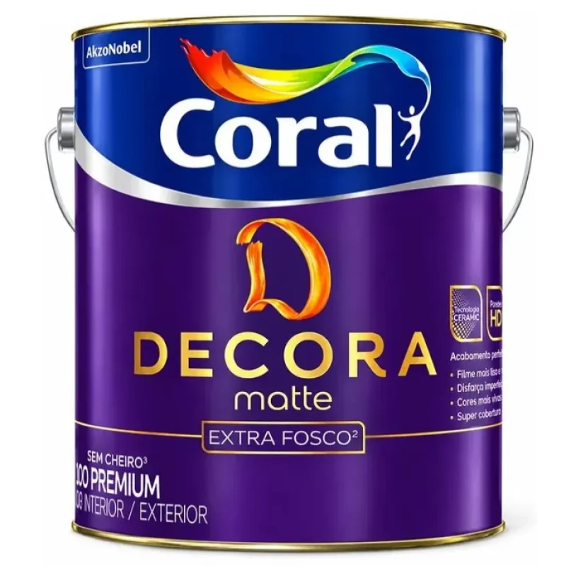 Base Coral Decora Mate Fosco MF 800ml