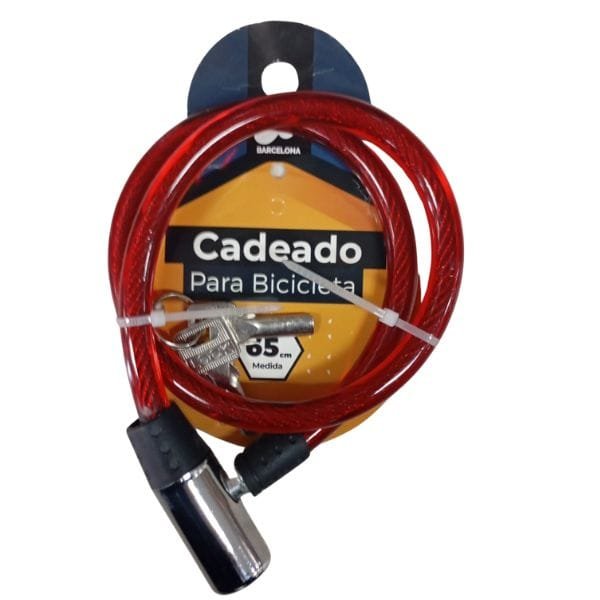 Cadeado para Bicicleta/Moto 10mmx65cm Barcelona