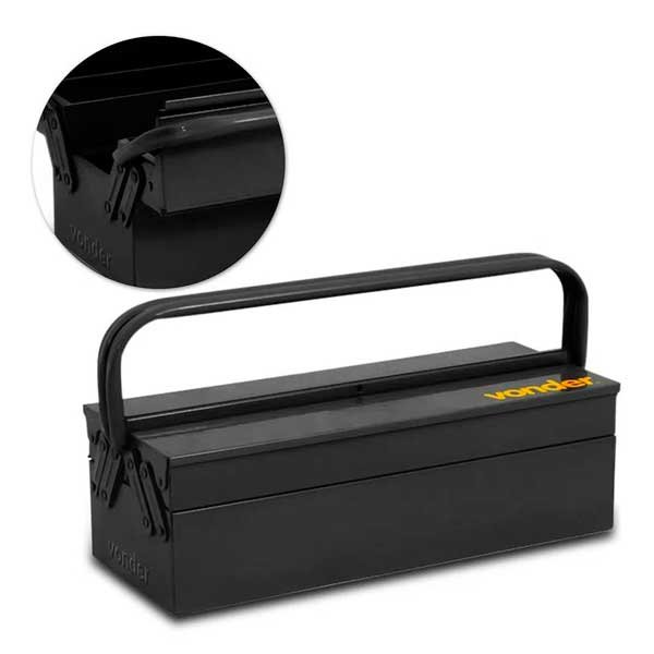 Caixa de Ferramenta Metal 50x19x16