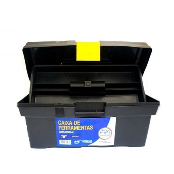 Caixa de Ferramenta Plástica Metasul 20x40cm