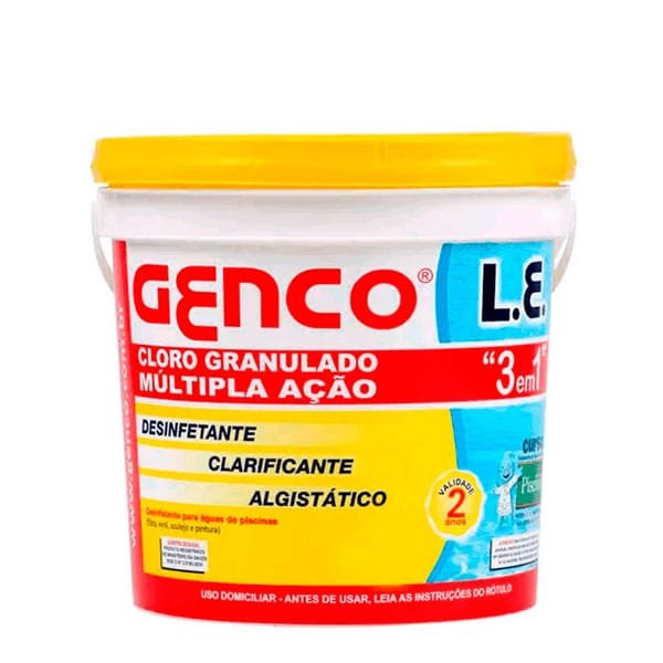 Cloro Granulado 3 em 1 10Kg Genco