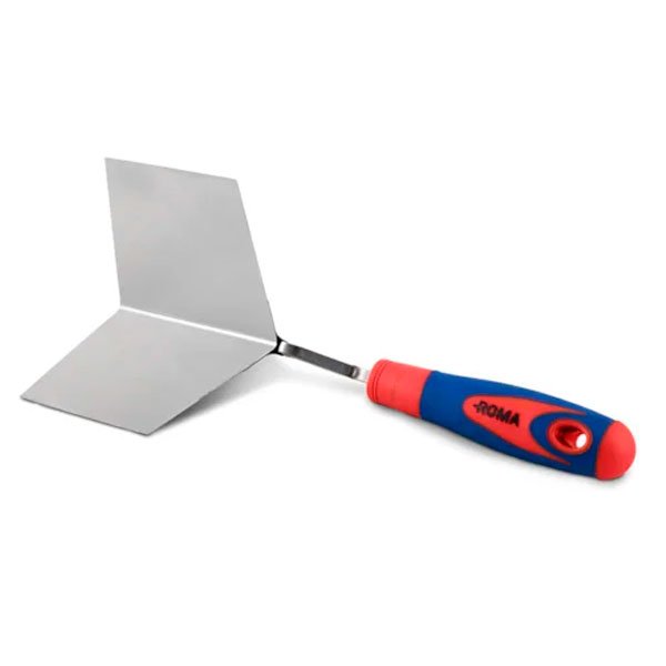 Desempenadeira de Aço Inox para Canto Externo Roma