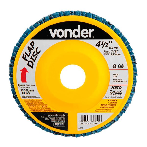 Disco Desbaste 4.1/2 Vonder