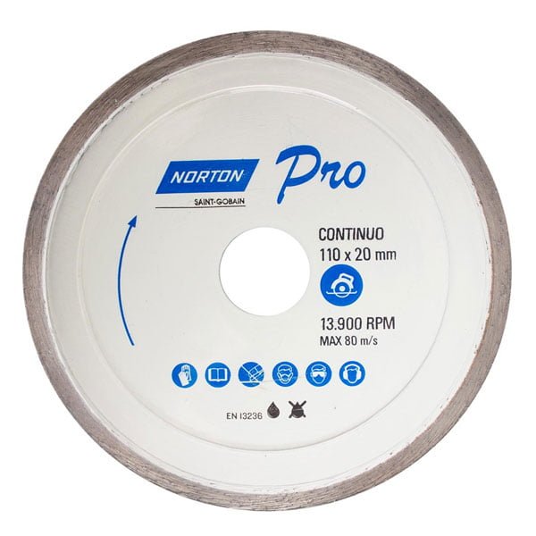 Disco Norton Diamante Contínuo 110mm