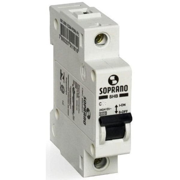 Disjuntor Din 1 x 25 Amperes Soprano