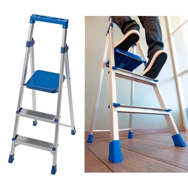 Escada Alumínio Doméstica 3 Degraus Tramontina