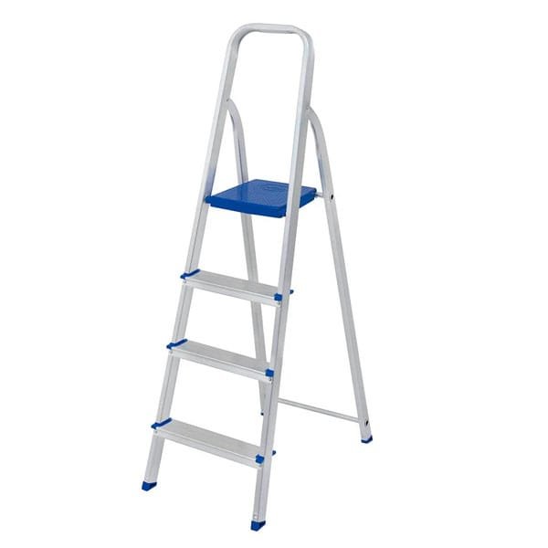 Escada Alumínio Doméstica 4 Degraus Mor