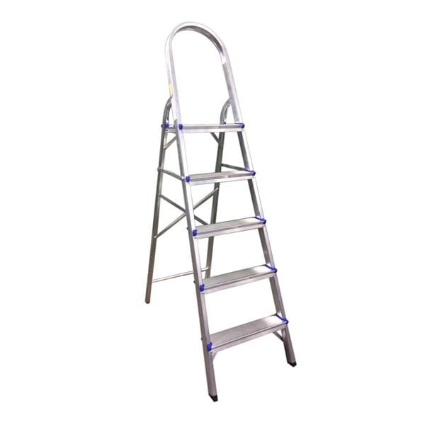 Escada Alumínio Doméstica Real 5 Degraus