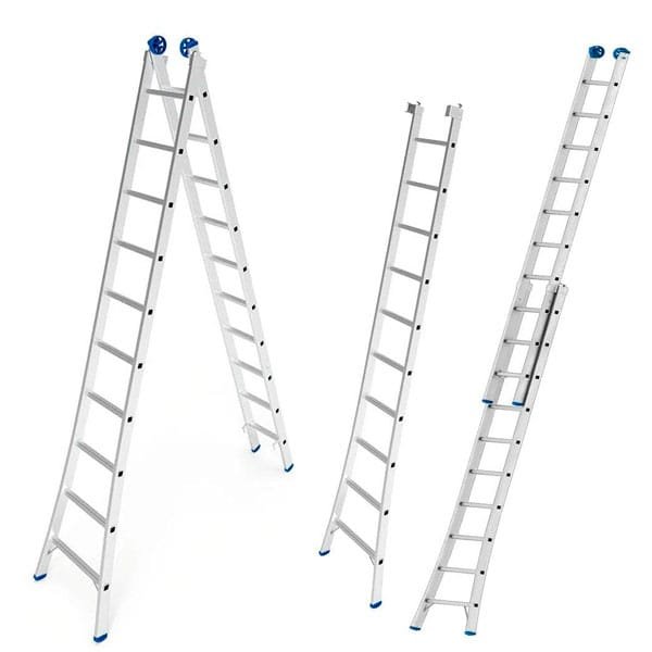Escada Alumínio Extensiva 2x10 MOR