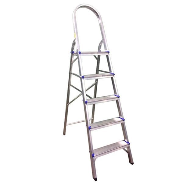 Escada de Alumínio Doméstica 5 Degraus Mor