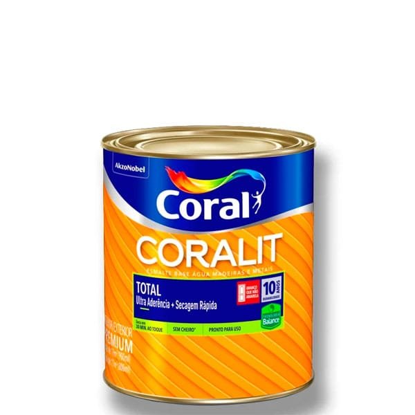 Esmalte Base de Água Coral Branco Acetinado 900ml