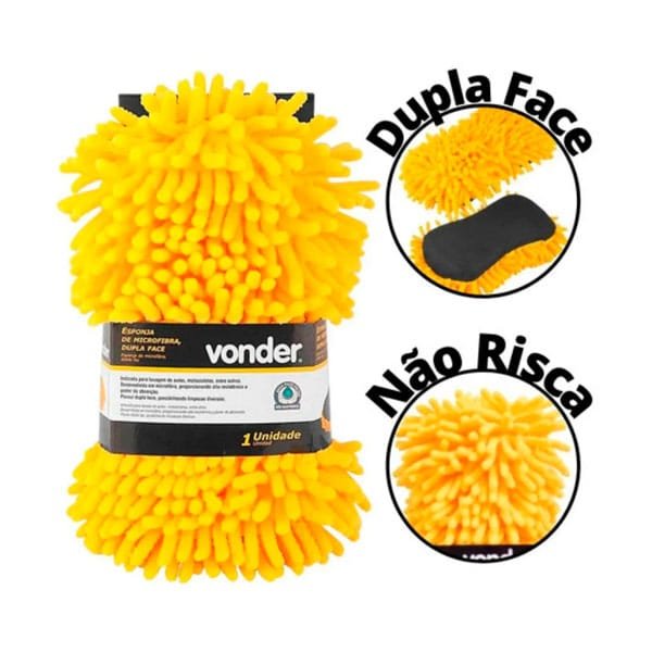Esponja Microfibra Dupla Face Vonder