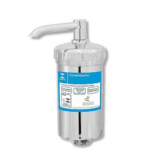 Filtro ABS com vela carvão ativado celulose