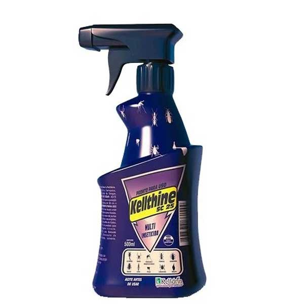 Inseticida Kellthine SC 25 Pronto Uso 500ml Spray Kelldrin