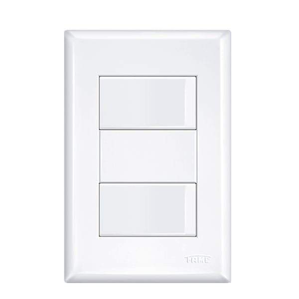 Interruptor Fame 2904 2 Teclas Simples 16A C/P EV