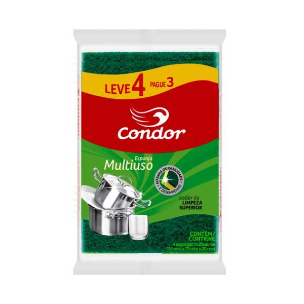Kit Esponja Multiuso Condor