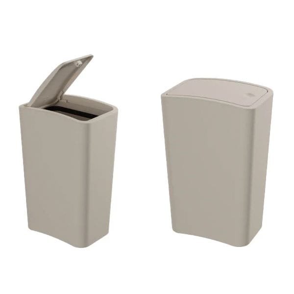 Lixeira Click 8 litros Argila Astra