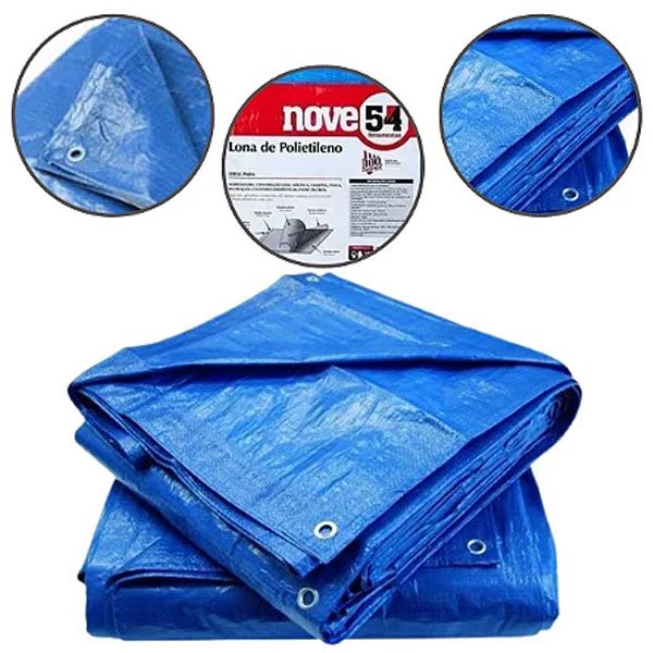Lona para Veículo Azul 4mx3m - Nove54