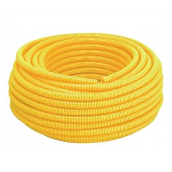 Mangueira Corrugada 3/4 Amarela Tigre p/mt