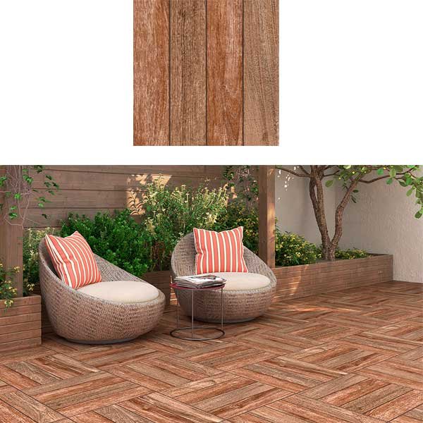 Piso Cerâmico Madeiro Antiaderente 50x50cm Formigres