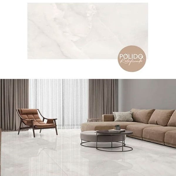 Piso Formigres Apúlia Retificado Polido 60x1,20 cx2,16