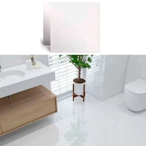 Piso Formigres Branco Brilhante Retificado HD 60x60 cx2,15