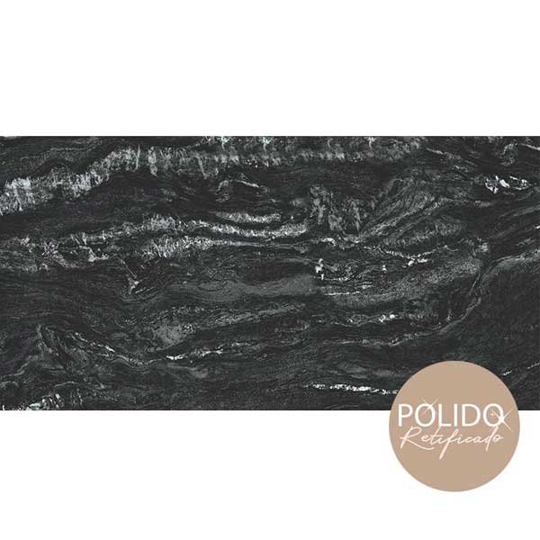 Piso Formigres Carbono Retificado Polido 20x1,20