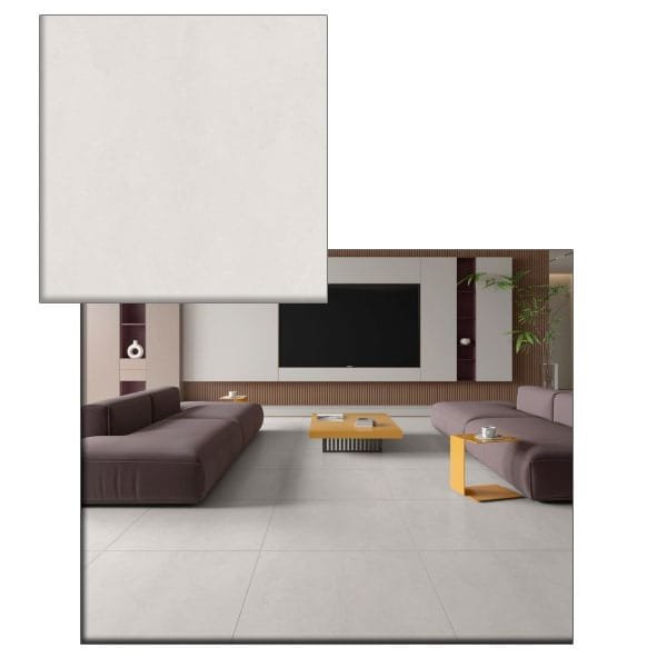 Piso Formigres Cleantec White Mate Retificado 81x81