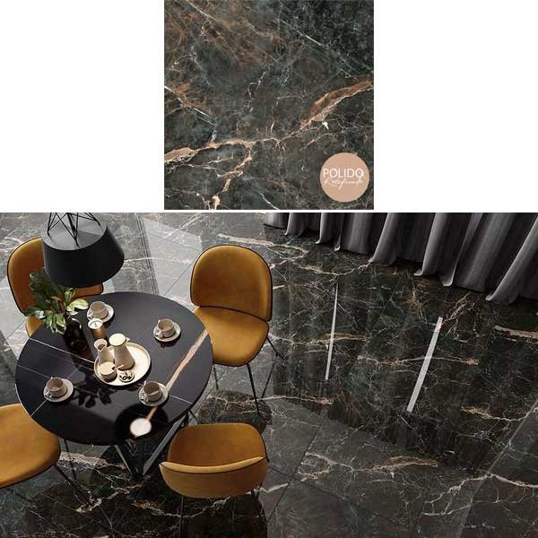 Piso Formigres Imperium Dark Polido 87x87