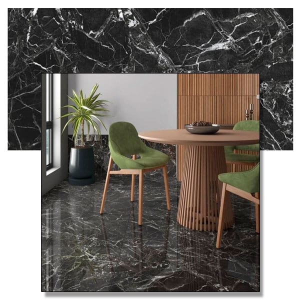 Piso Formigres Morqui Nero Gr Rt Polido 60x1,20