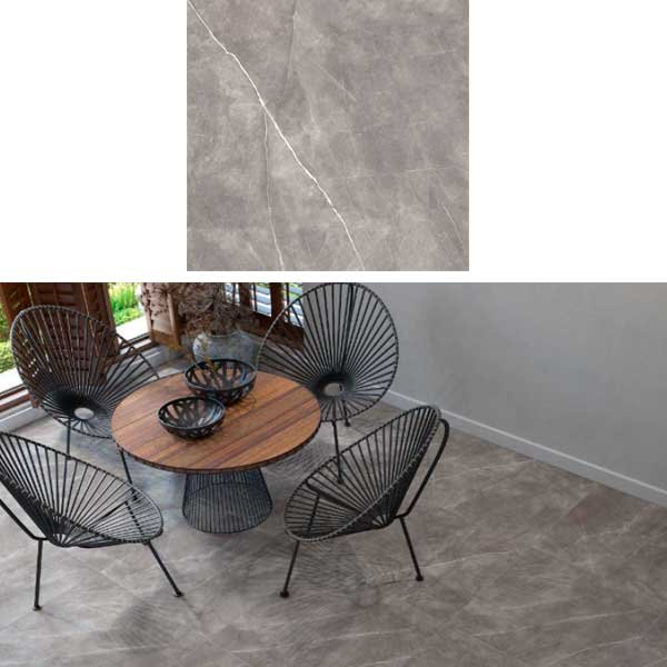 Piso Incopisos Perlino Grafite Acetinado 75,5x75,5