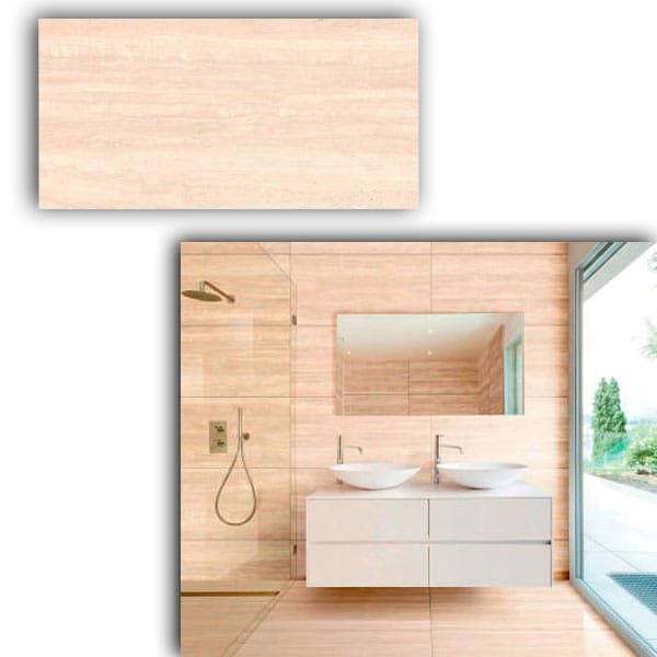 Piso Porcelanato Coliseu Bege Gaudi Polido 60x1,19 cx2,15