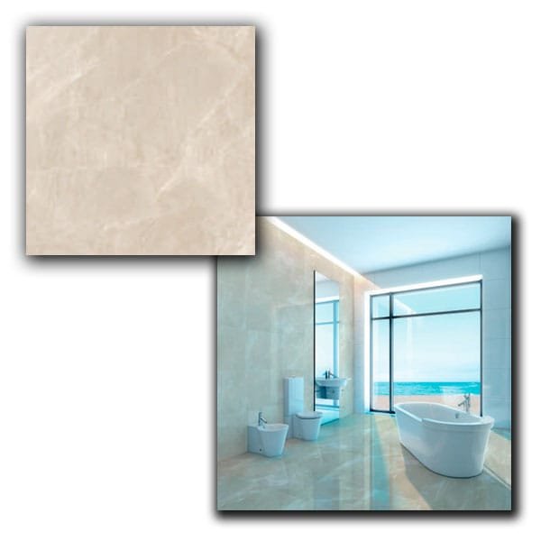 Porcelanato Delta Fuji Sand | Polido e Retificado 63x63 CX2,75
