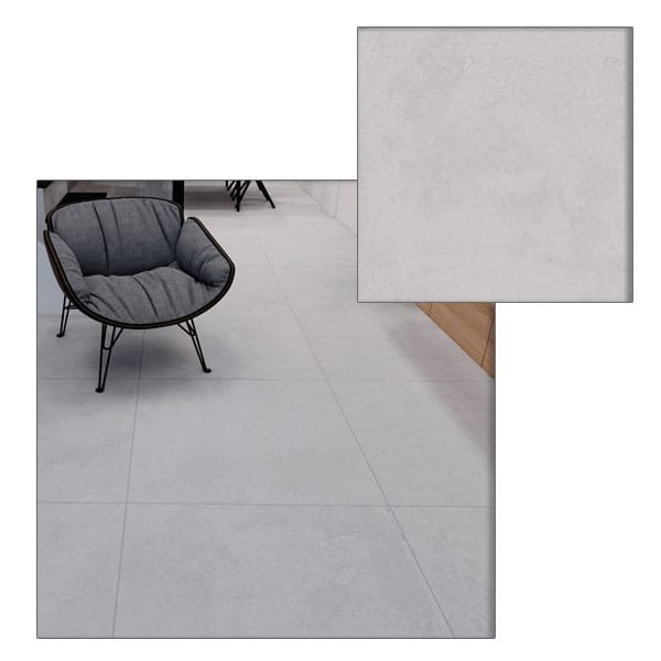 Porcelanato Delta Monier Argenta Acetinada Retificado 90x90