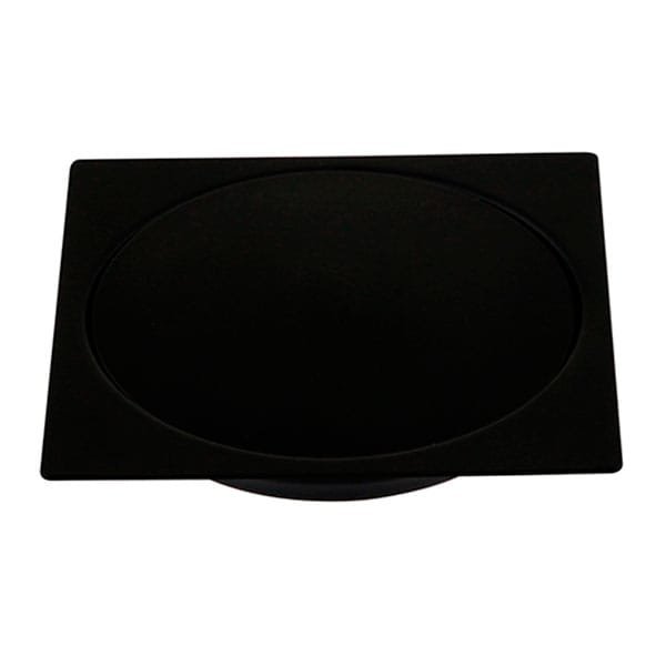 Ralo Automático Rainha Square 10x10 Preto Fosco