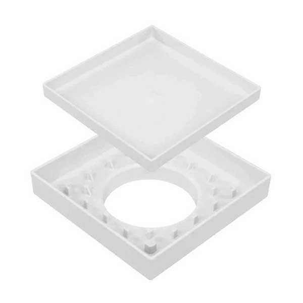 Ralo Oculto 15x15 Branco