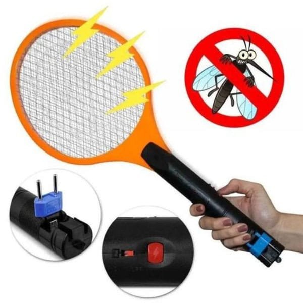 Raquete Mata Inseto Elétrica Recarregável Elite