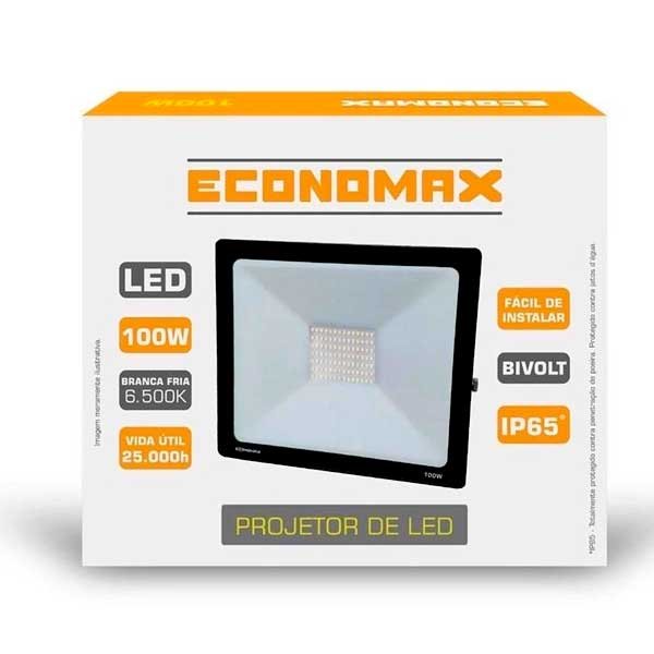 Refletor Led 100w Economax