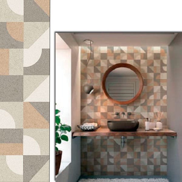 Revestimento Lume Artesan Gris Acetinado Régua Retificado 22x90