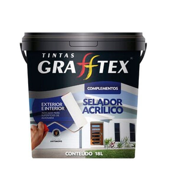 Selador Acrílico Grafftex Branco 18 litros