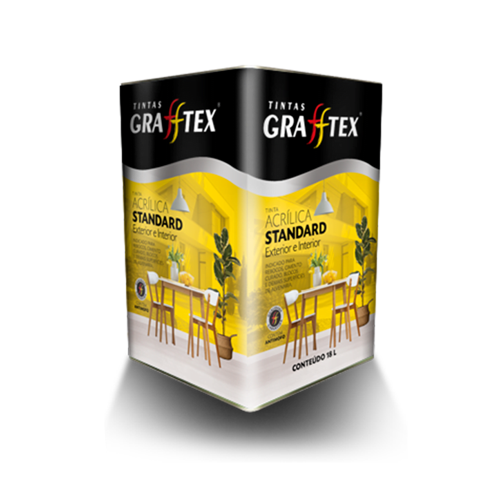 Tinta Branco Neve Grafftex Standard 18 Litros ( Verificar cores )