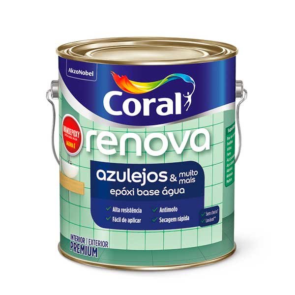 Tinta Coral Renova Azulejo Branco 900ml