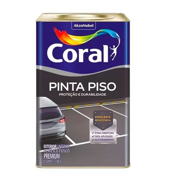 Tinta Piso Coral 18L ( Verificar Cores )