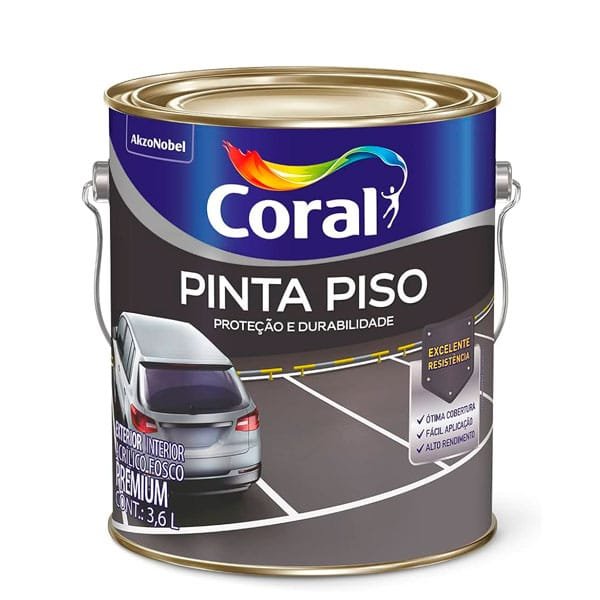 Tinta Piso Coral 3,6L ( Verificar Cores )